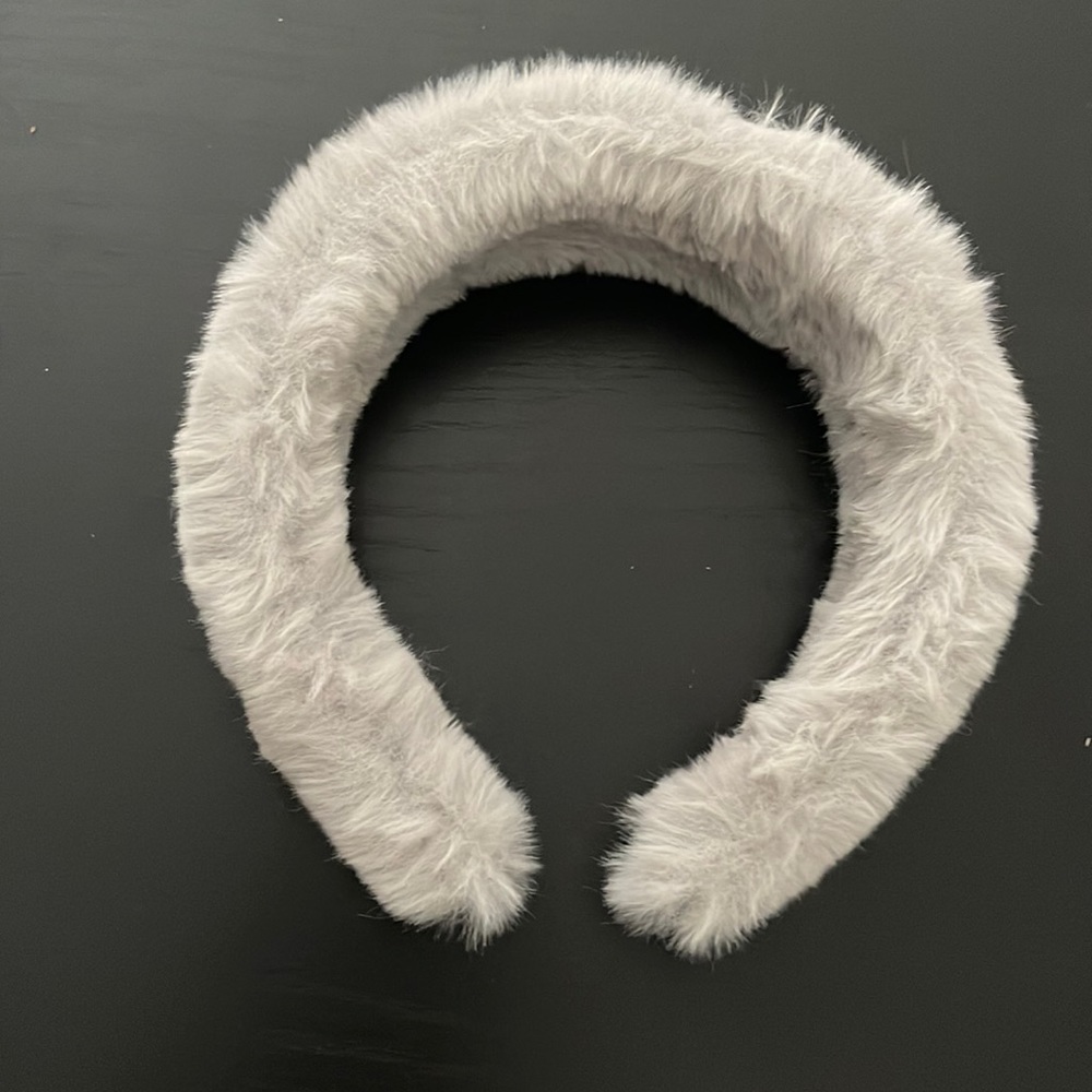 Gray girls headband